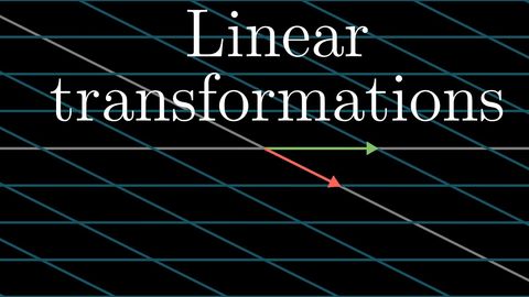 A coordinate grid bending to visualize linear transformations.