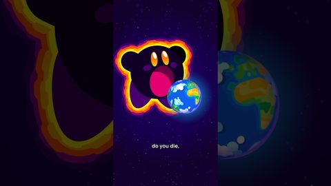 Kurzgesagt animation showing a colorful cell against the Earth.